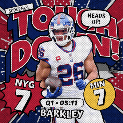 Football Player Number 26 Holding Football GIF