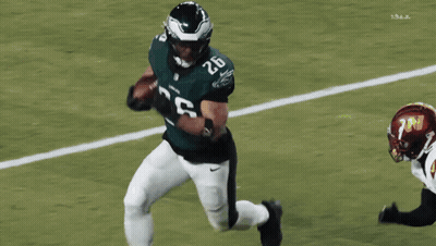 Football Player Number 26 Running On Field GIF