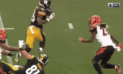 Football Player Number 26 Running With Ball GIF