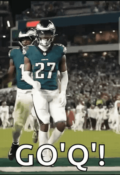 Football Player Number 27 Running On Field GIF