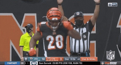 Football Player Number 28 GIF