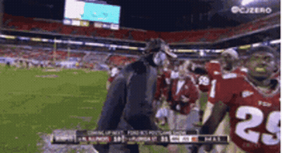 Football Player Number 28 On Field GIF