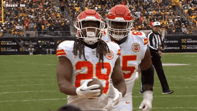 Football Player Number 29 Holding Ball GIF