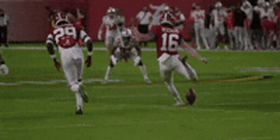Football Player Number 29 Running On Field GIF