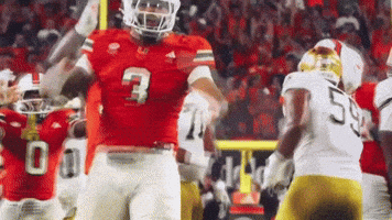 Football Player Number 3 GIF