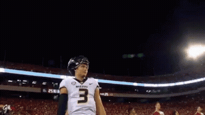 Football Player Number 3 On Field GIF
