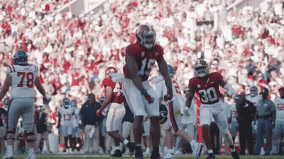 Football Player Number 30 On Field GIF