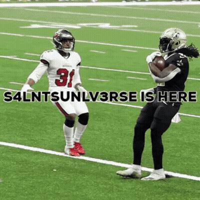 Football Player Number 31 Catching Ball GIF