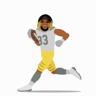 Football Player Number 33 GIF