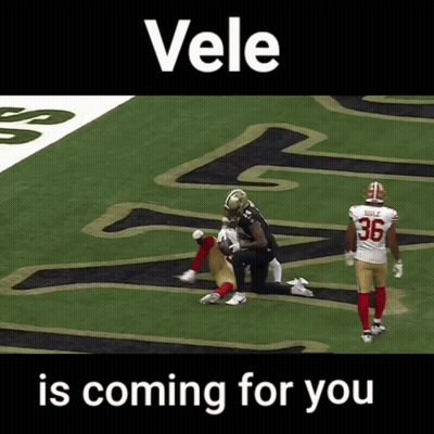 Football Player Number 36 Kneeling On Field GIF