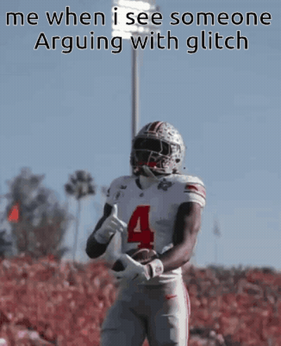 Football Player Number 4 GIF
