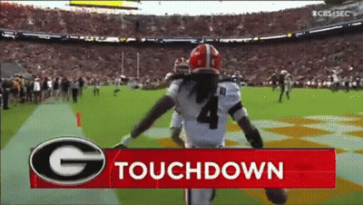 Football Player Number 4 On Field GIF