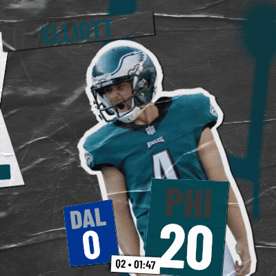 Football Player Number 4 Poster GIF