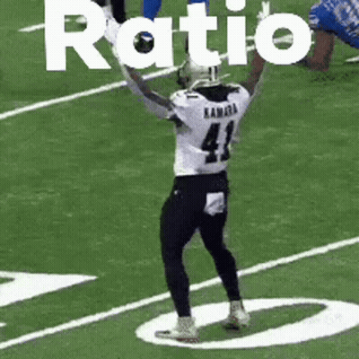 Football Player Number 41 Jumping In Air GIF
