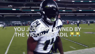 Football Player Number 41 On Field GIF