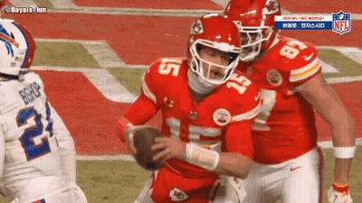 Football Player Number 5 Being Tackled GIF