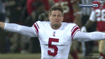 Football Player Number 5 Celebrating GIF