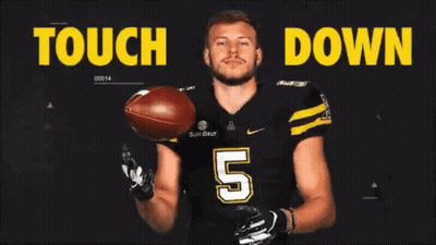 Football Player Number 5 GIF