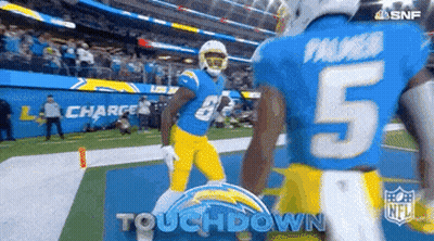 Football Player Number 5 On Field GIF