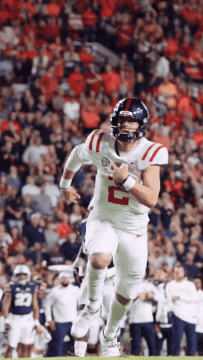 Football Player Number 5 Running GIF