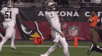 Football Player Number 51 Kicking Ball GIF