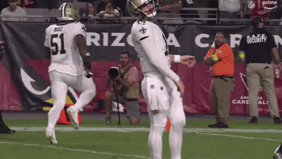 Football Player Number 51 On Field GIF