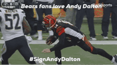 Football Player Number 52 Running With Ball GIF