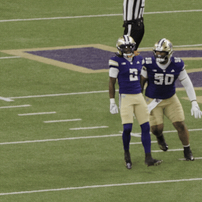 Football Player Number 54 On Field GIF