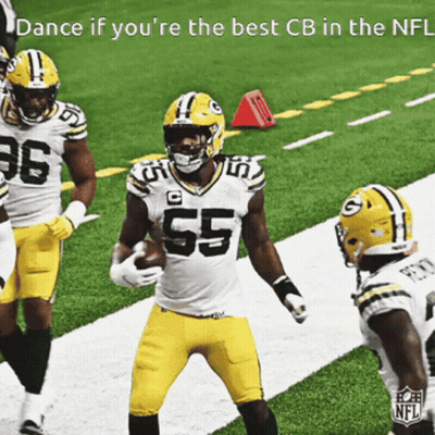 Football Player Number 55 On Field GIF