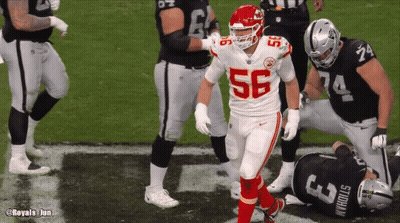 Football Player Number 56 GIF