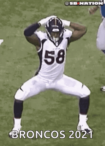 Football Player Number 58 Jumping In Air GIF