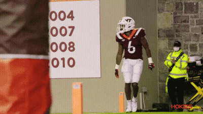Football Player Number 6 On Field GIF