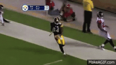 Football Player Number 64 Running On Field GIF