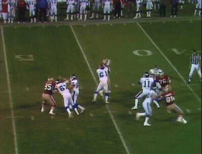 Football Player Number 69 Being Tackled GIF