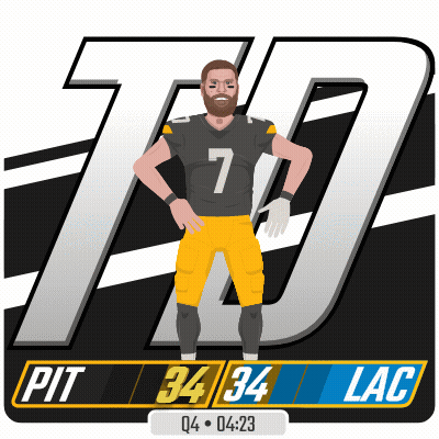 Football Player Number 7 GIF