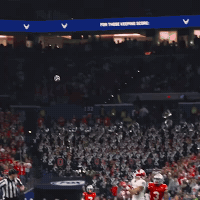 Football Player Number 7 Tackled GIF