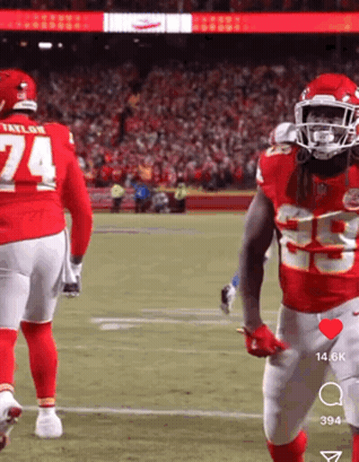 Football Player Number 74 On Field GIF