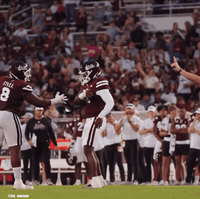 Football Player Number 8 Congratulated GIF