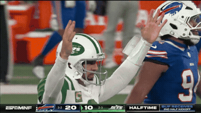 Football Player Number 8 Jersey On Field GIF