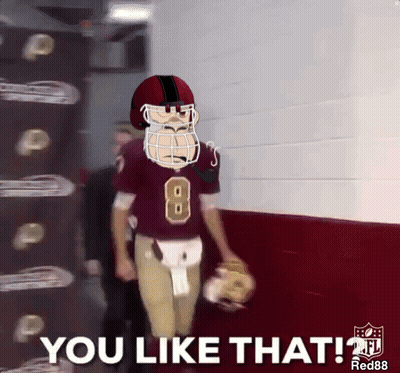 Football Player Number 8 Says You Like That GIF
