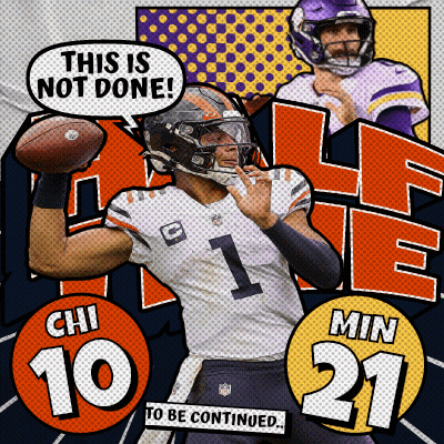 Football Player Number 8 Stands In Front Of Just Beginning Sign GIF