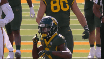 Football Player Number 80 Kneeling GIF