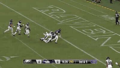 Football Player Number 81 Surrounded By Players GIF