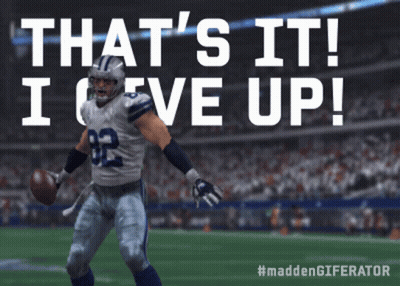 Football Player Number 82 Holding Football GIF
