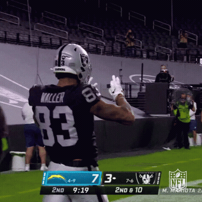 Football Player Number 83 On Field GIF