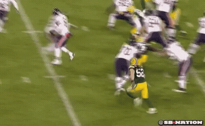Football Player Number 85 Laying On Ground GIF