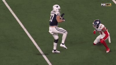 Football Player Number 87 Jumping GIF