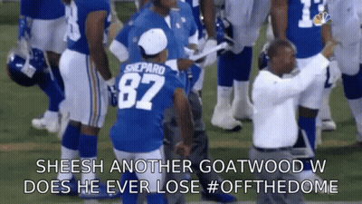 Football Player Number 87 On Shirt GIF