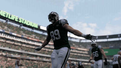 Football Player Number 89 At MetLife Stadium GIF