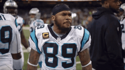 Football Player Number 89 On Field GIF